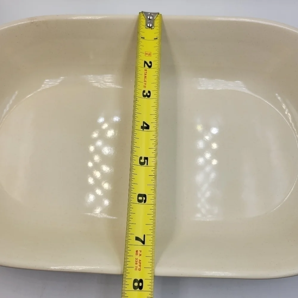 Vintage Capri Serve ‘N Store Bakeware Divided Stoneware Dish